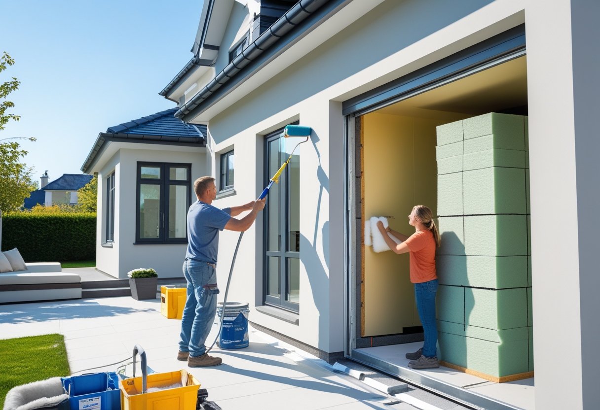 Saadan forbedrer du dit hjem med maling og hulmursisolering